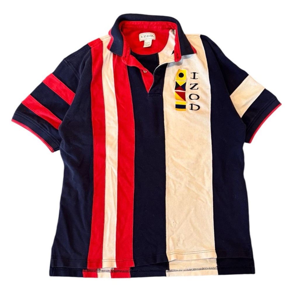 Vintage Izod nautical polo